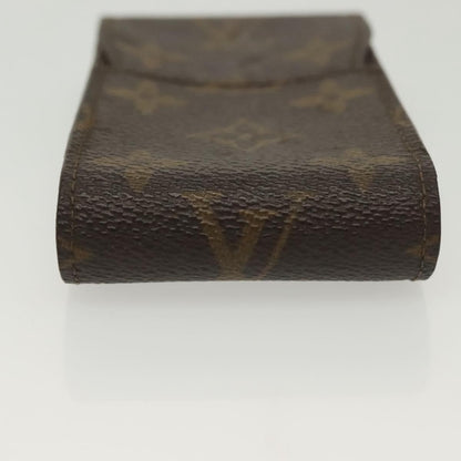Louis Vuitton Etui Cigarette Case Monogram canvas, BROWN, CANVAS, Toiletry Case
