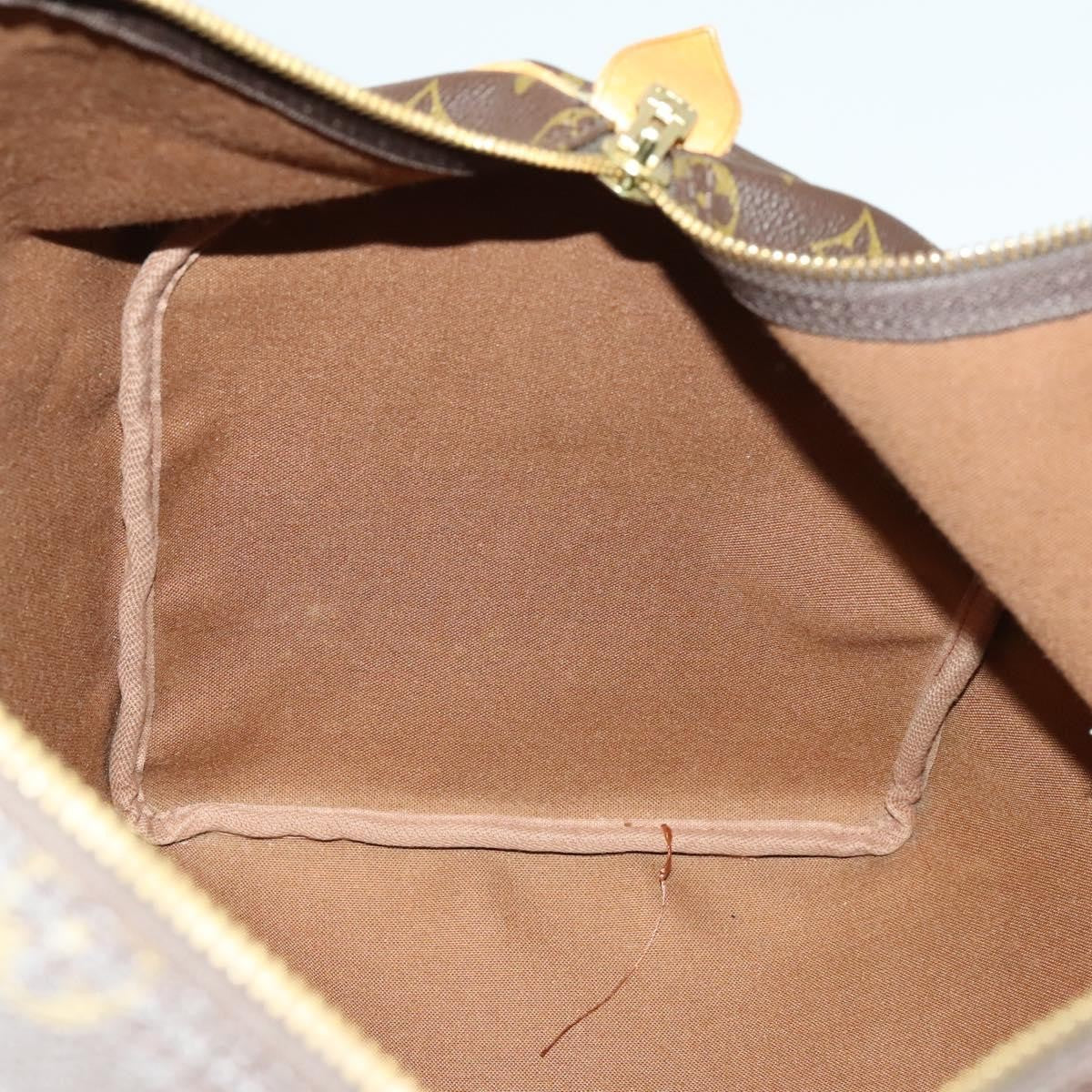 Louis Vuitton Keepall Bag Monogram Canvas, BROWN, CANVAS, Travel bag
