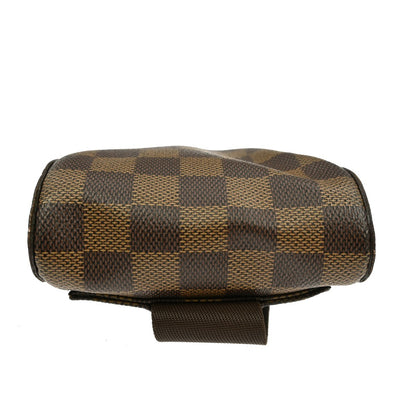 Louis Vuitton Geronimos Waist Bag Damier, BROWN, CANVAS, Clutche & pouche