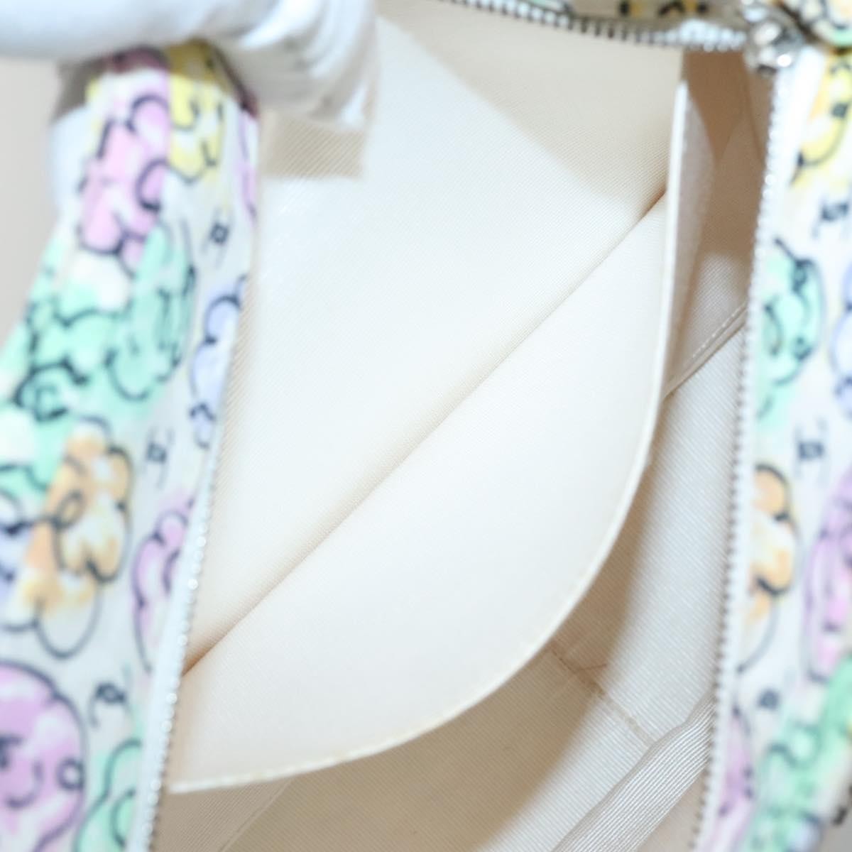 Chanel Vintage Camellia Tote Printed Nylon, MULTICOLOUR, NYLON, Tote bag