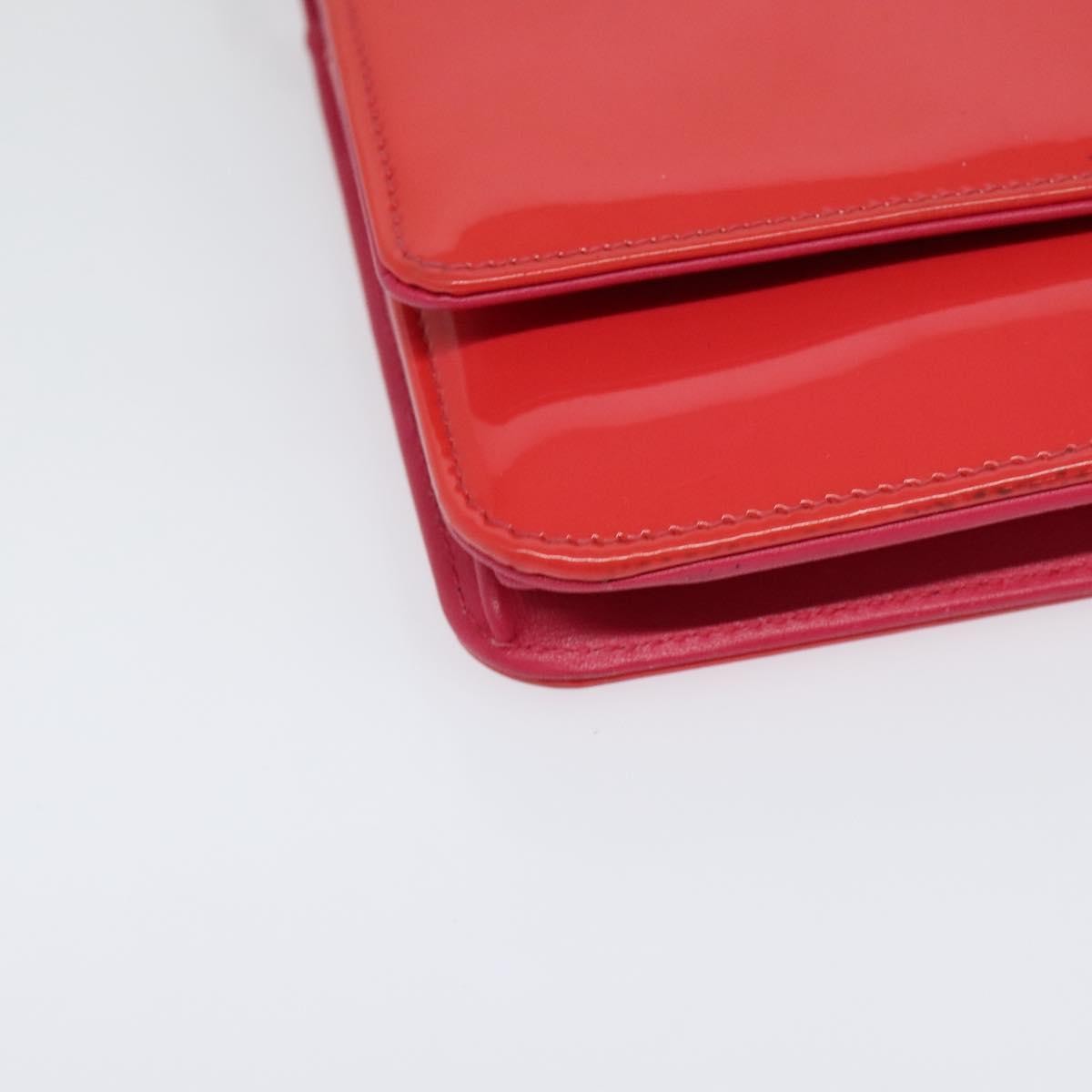 Chanel CC Logo Wallet on Chain Patent, PINK, PATENT_LEATHER, Shoulder bag