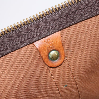Louis Vuitton Keepall Bag Monogram Canvas, BROWN, CANVAS, Travel bag