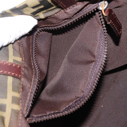 Fendi Zucca Tote bag FF motif, BROWN, CANVAS, Tote bag