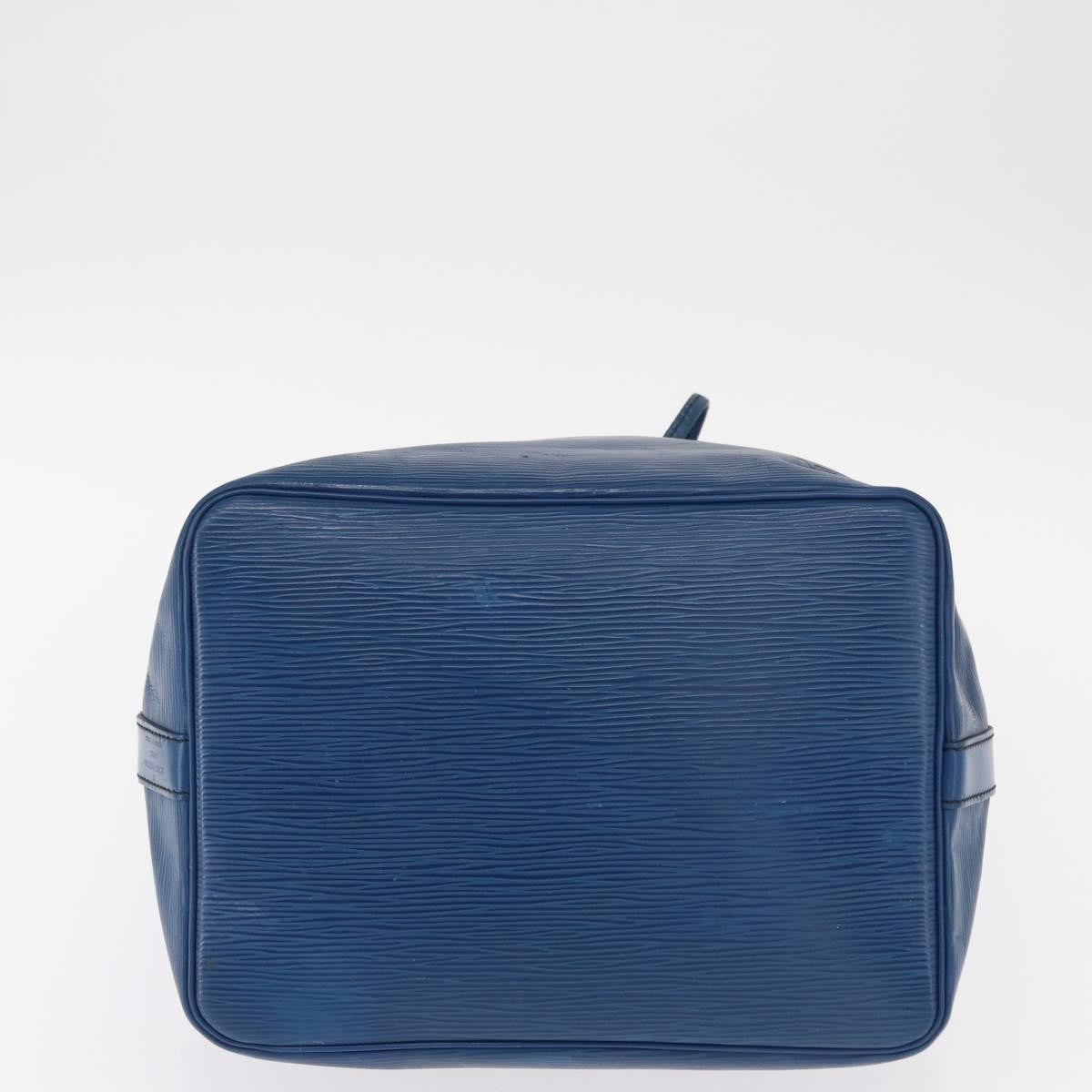 Louis Vuitton Petit Noe Handbag Epi Leather, BLUE, LEATHER, Shoulder bag