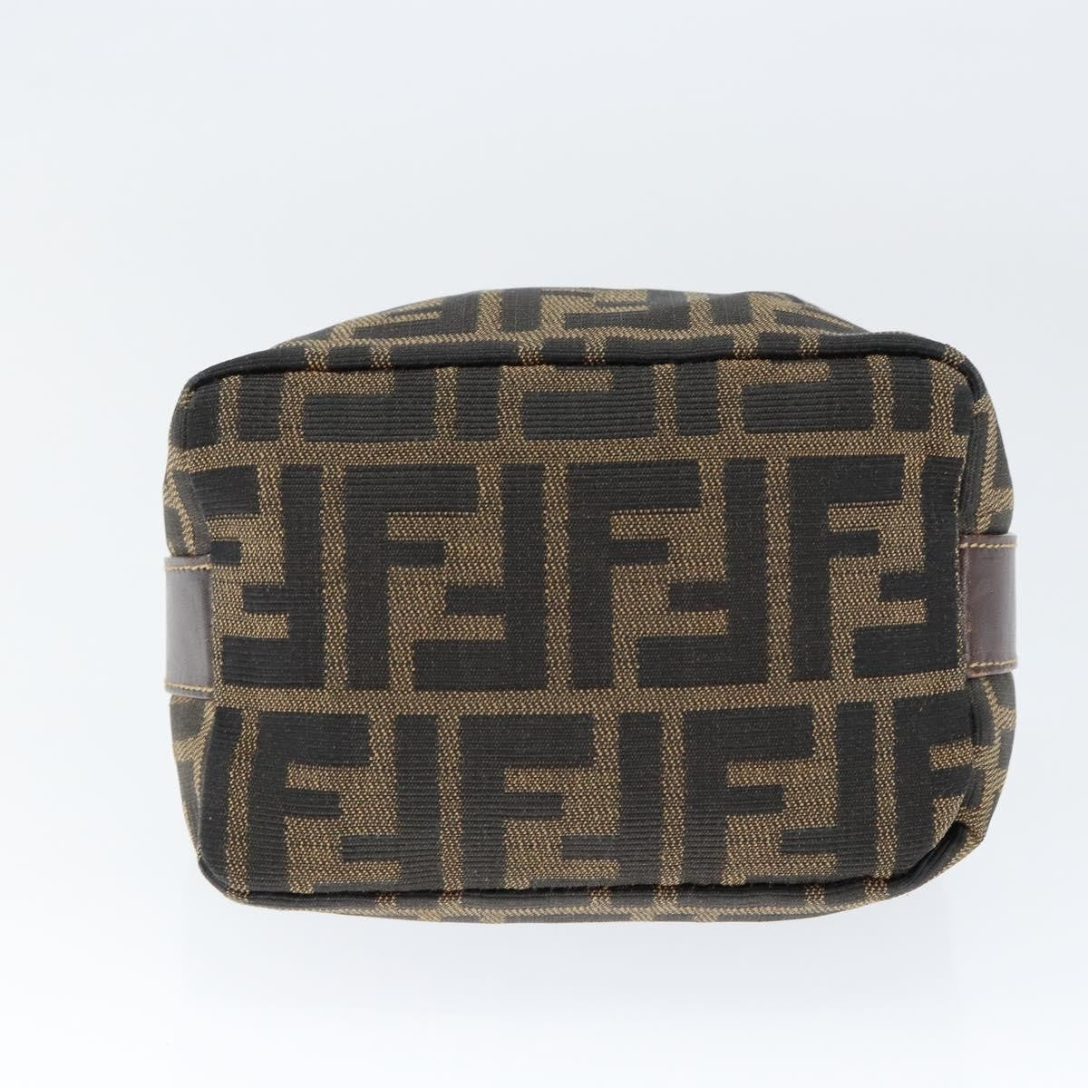 Fendi Vanity Clutch Canvas, BLACK, CANVAS, Clutche & pouche