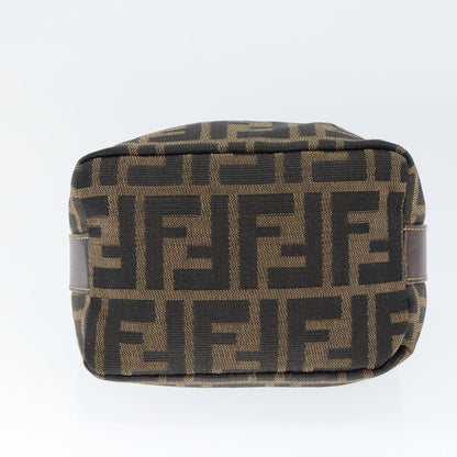 Fendi Vanity Clutch Canvas, BLACK, CANVAS, Clutche & pouche