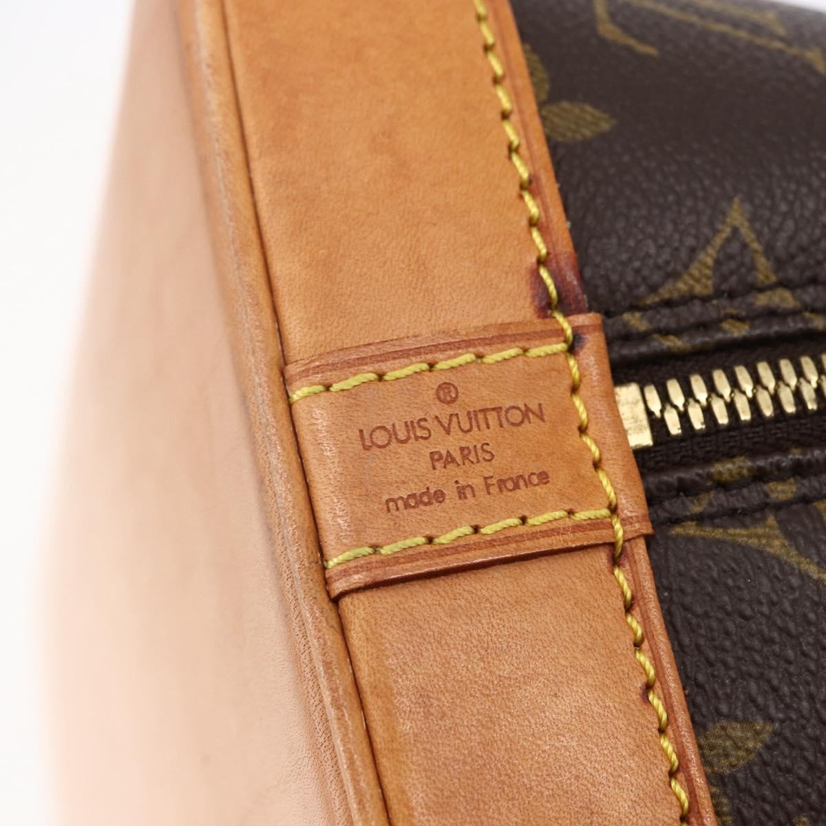 Louis Vuitton Alma Handbag Monogram Canvas, BROWN, CANVAS, Handbag