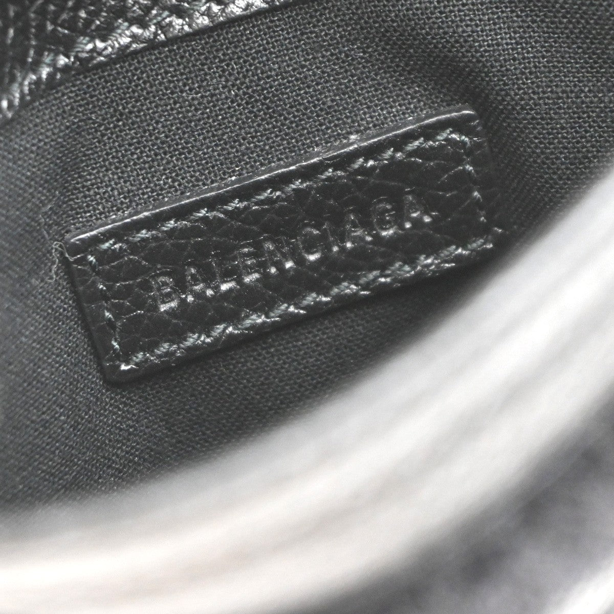 Balenciaga Explorer Strap Pouch Leather, BLACK, LEATHER, Shoulder bag