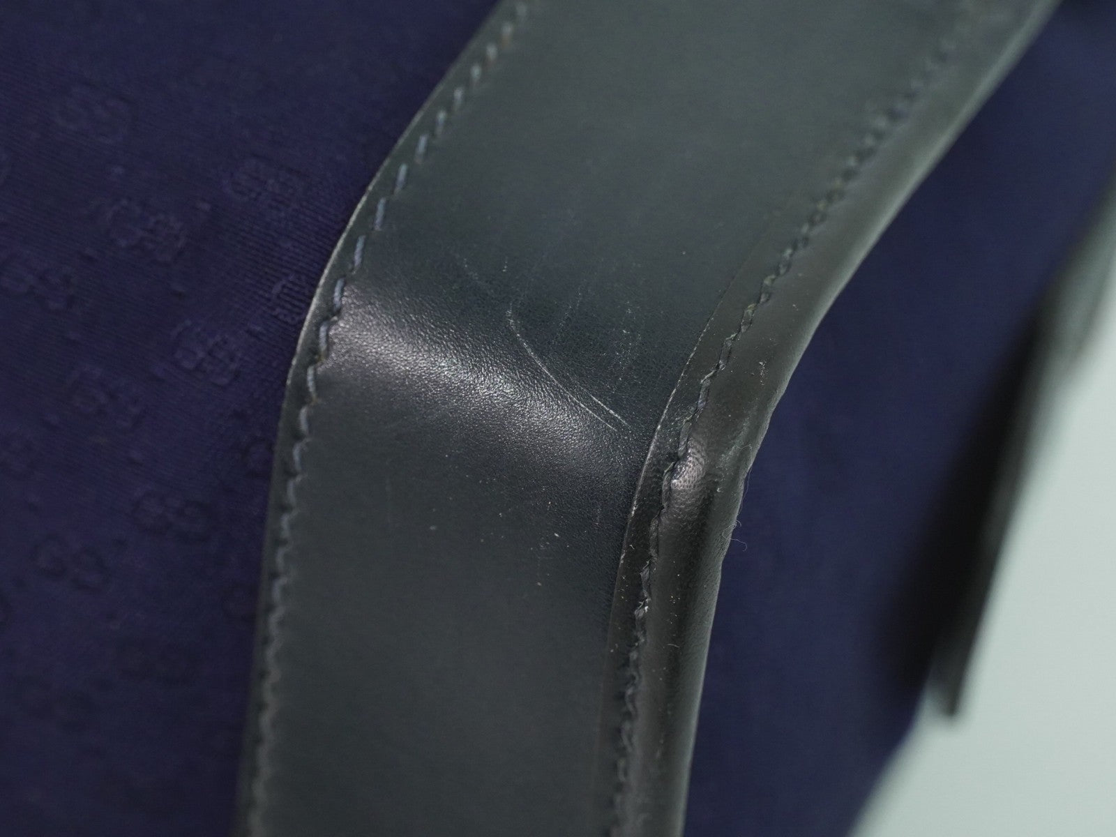 Gucci Micro GG supreme handbag Canvas, NAVY, CANVAS, Handbag