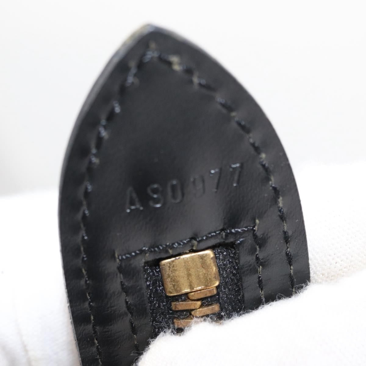 Louis Vuitton Saint Jacques Handbag Epi Leather, BLACK, LEATHER, Shoulder bag