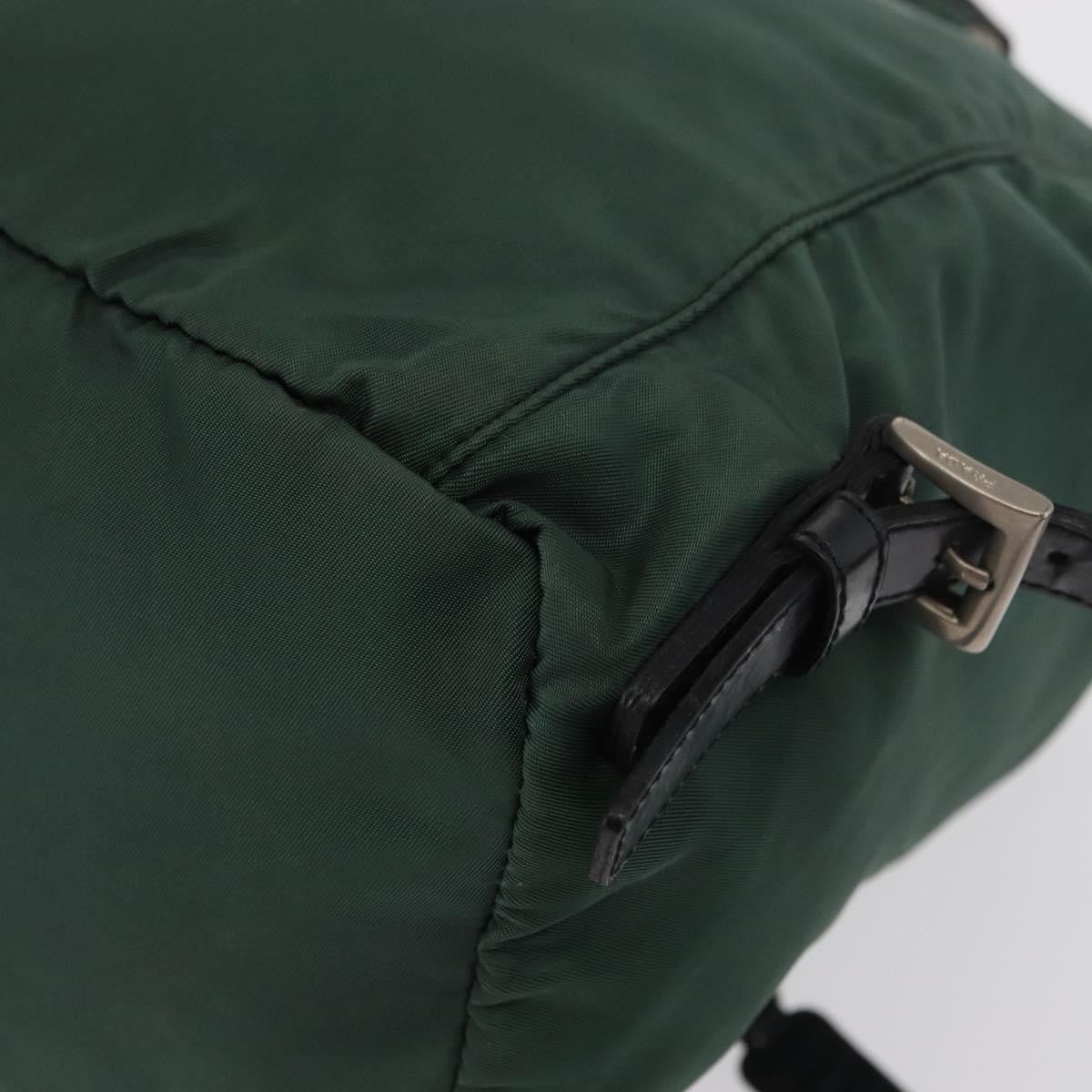 Prada Front Pocket Backpack Tessuto, GREEN, NYLON, Backpack