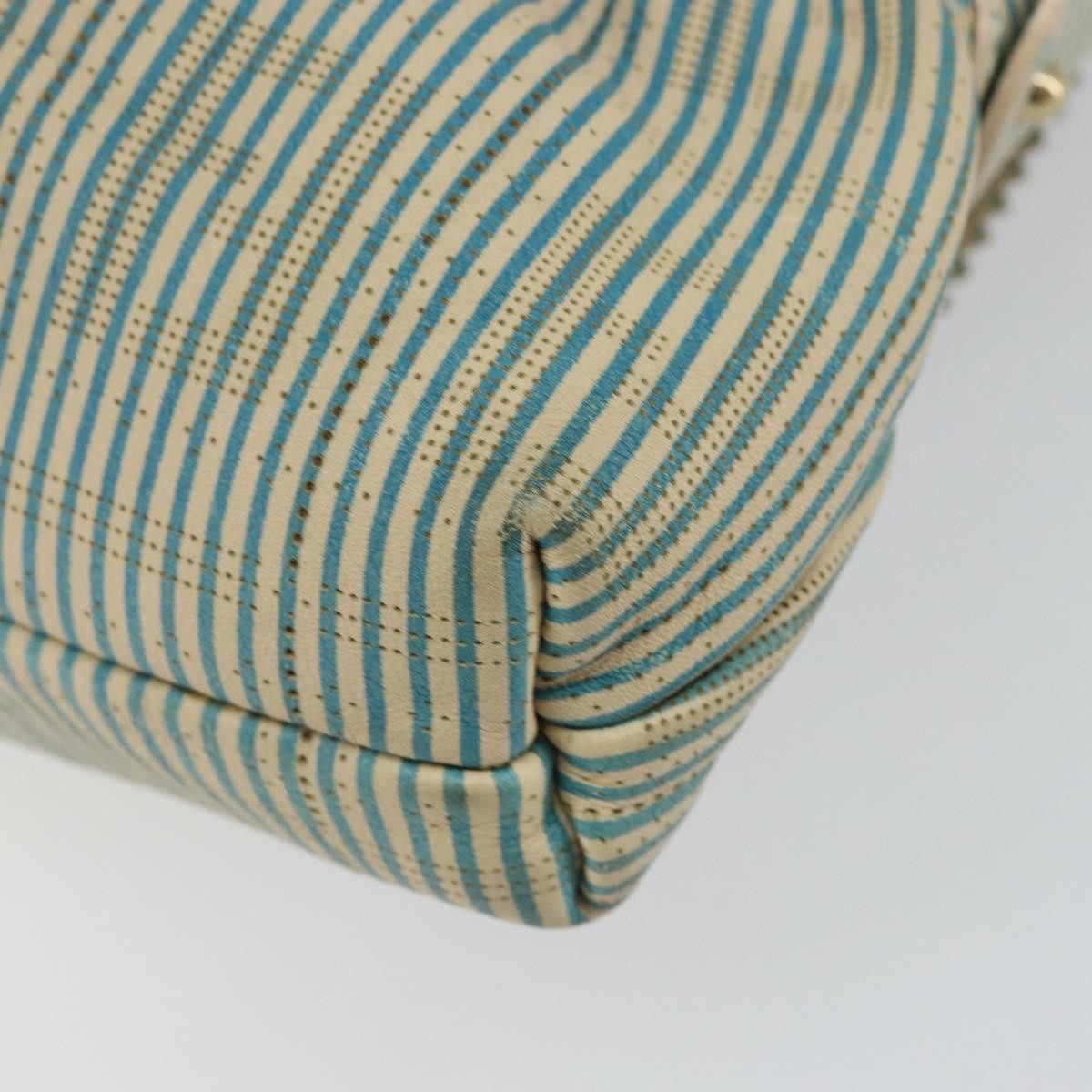 Fendi Chef Shoulder Bag Zucca Canvas, BLUE, CANVAS, Shoulder bag