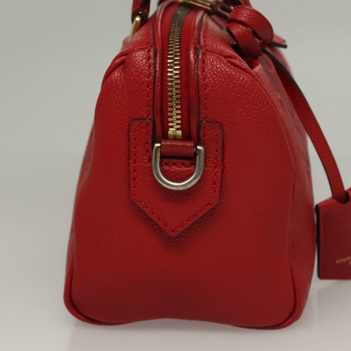 Louis Vuitton Speedy Bandouliere NM Bag Monogram Empreinte Leather, RED, LEATHER, Handbag