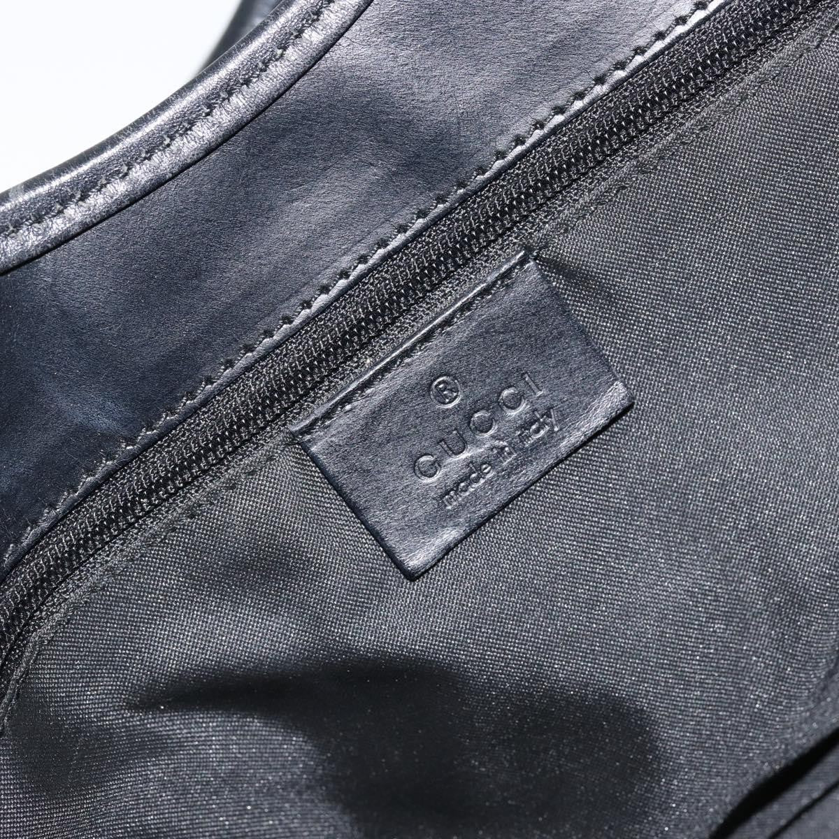 Gucci Vintage Jackie Handbag Canvas, BLACK, CANVAS, Handbag