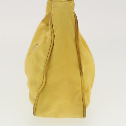 Prada Hobo Tessuto, YELLOW, NYLON, Clutche & pouche