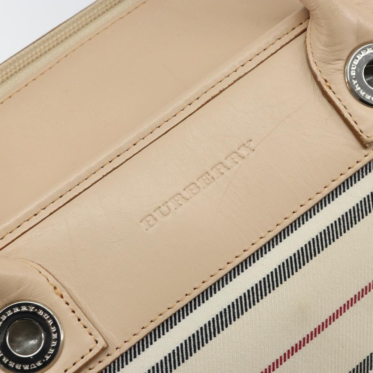 Burberry Nova Check Tote Canvas and Leather, BEIGE, CANVAS, Tote bag