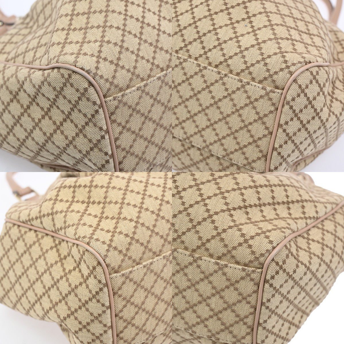 Gucci Sukey Tote Diamante Canvas, BEIGE, CANVAS, Tote bag