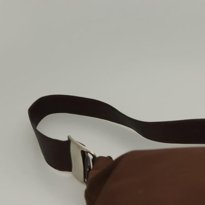 Salvatore Ferragamo Vala Shoulder Bag Canvas, BROWN, CANVAS, Shoulder bag