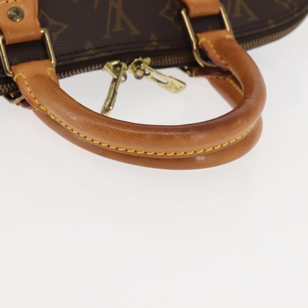 Louis Vuitton Alma Handbag Monogram Canvas, BROWN, CANVAS, Handbag