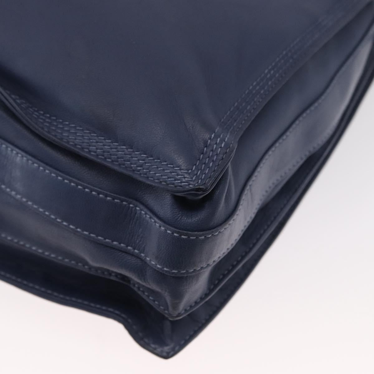 Loewe Flamenco Bag Leather, BLUE, LEATHER, Shoulder bag