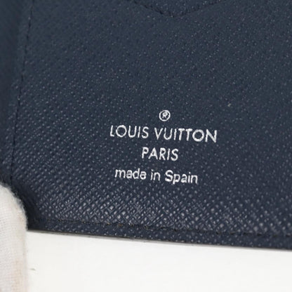 Louis Vuitton Graphite Card Case Monogram Damier, BLUE, CANVAS, Card Holders