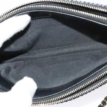 Chanel Deauville Chain wallet Raffia, NAVY, WICKER, Wallets