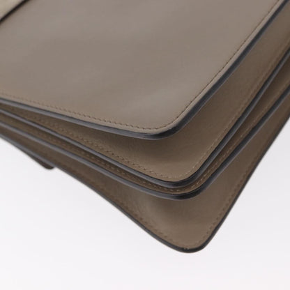 Chloe Faye Shoulder Bag Leather and Suede, BEIGE, SUEDE, Shoulder bag