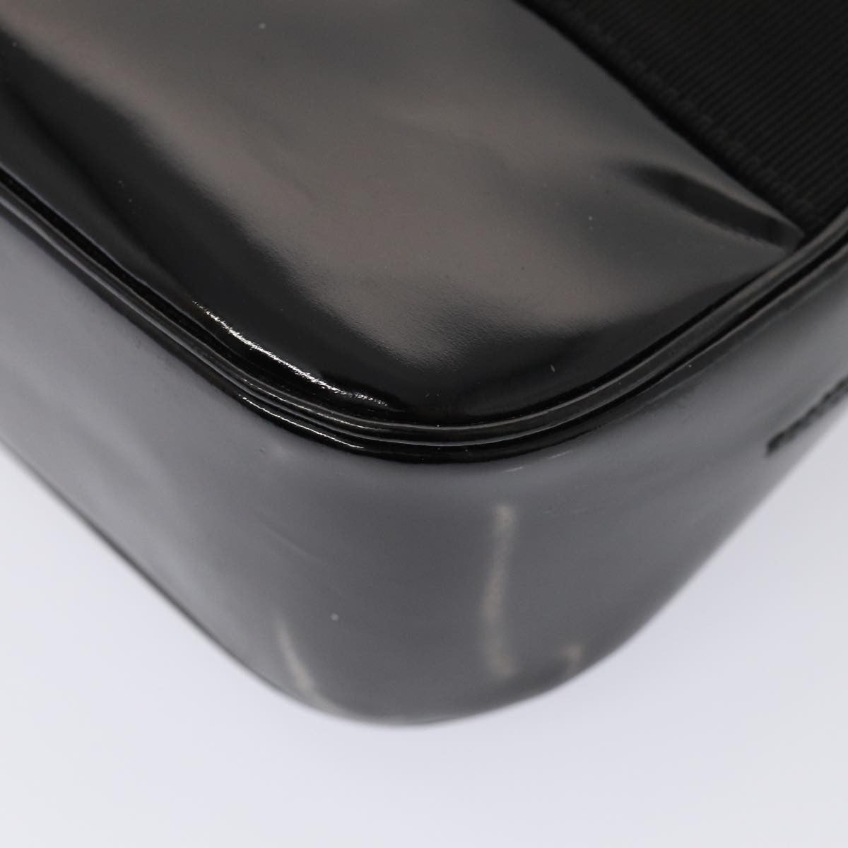 Salvatore Ferragamo Vala Shoulder Bag Patent Leather, BLACK, PATENT_LEATHER, Shoulder bag