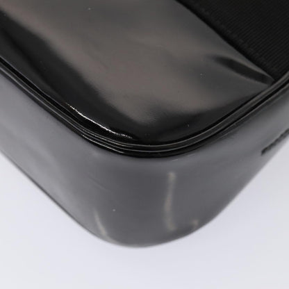 Salvatore Ferragamo Vala Shoulder Bag Patent Leather, BLACK, PATENT_LEATHER, Shoulder bag