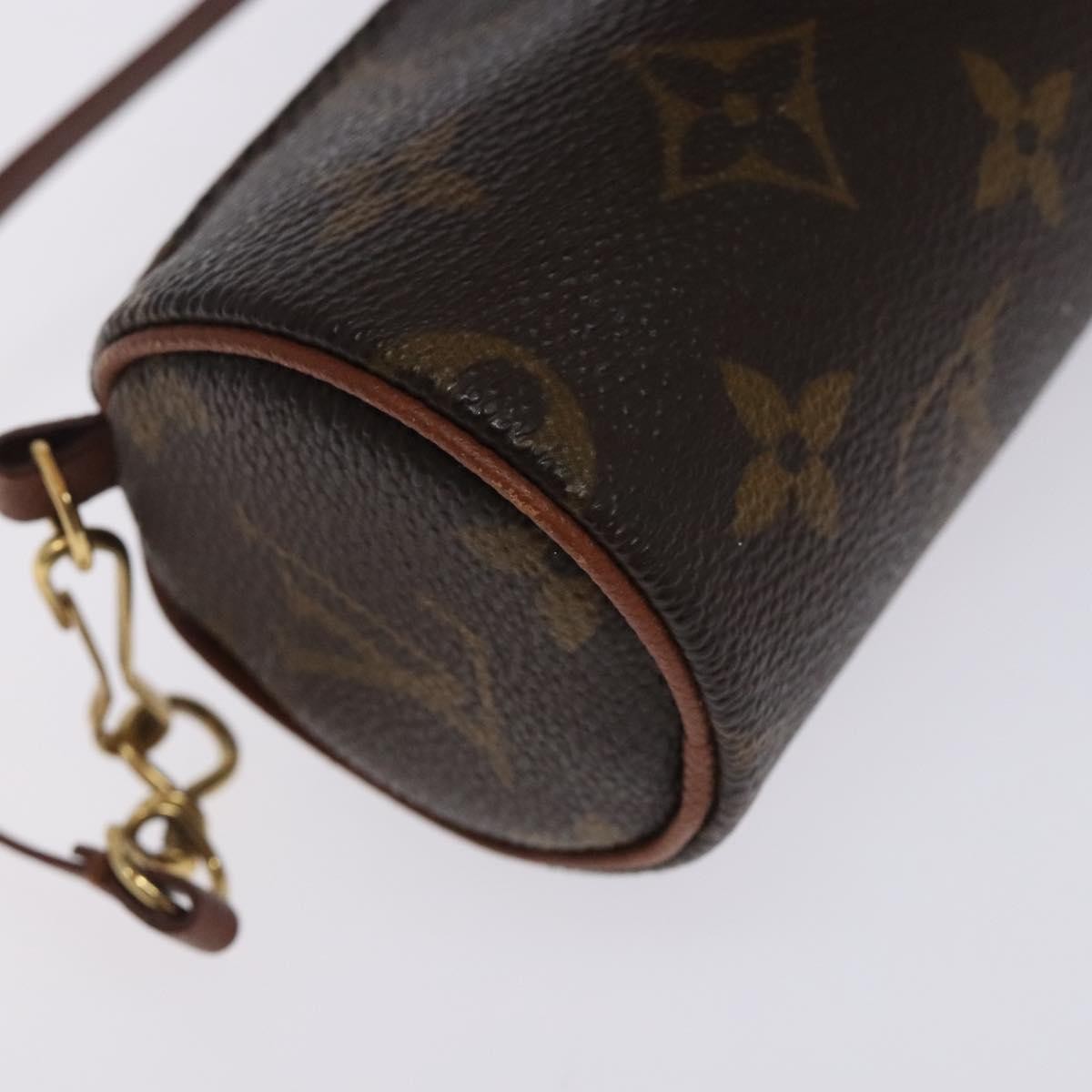 Louis Vuitton Papillon Pochette Monogram Canvas, BROWN, CANVAS, Handbag