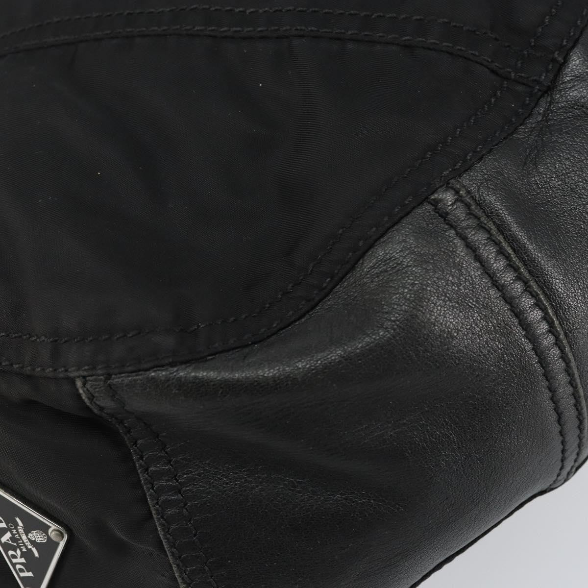 Prada Vintage Shoulder Bag Tessuto, BLACK, NYLON, Shoulder bag