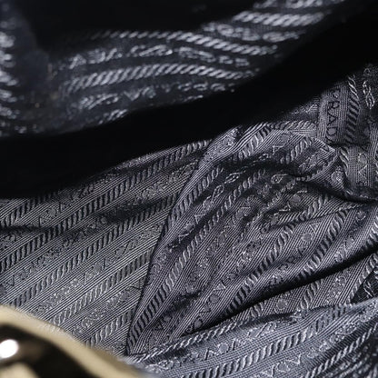 Prada Double Front Pocket Backpack Tessuto, KHAKI, NYLON, Backpack