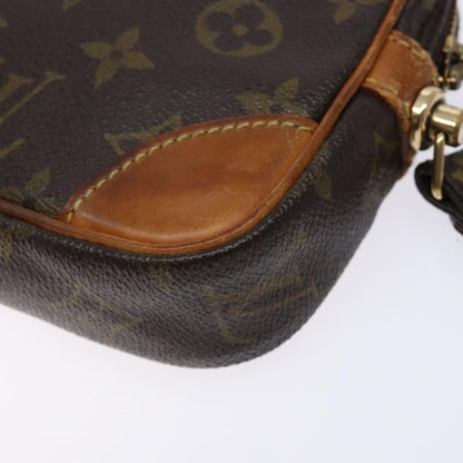 Louis Vuitton Marly Dragonne Clutch Monogram Canvas, BROWN, CANVAS, Clutche & pouche