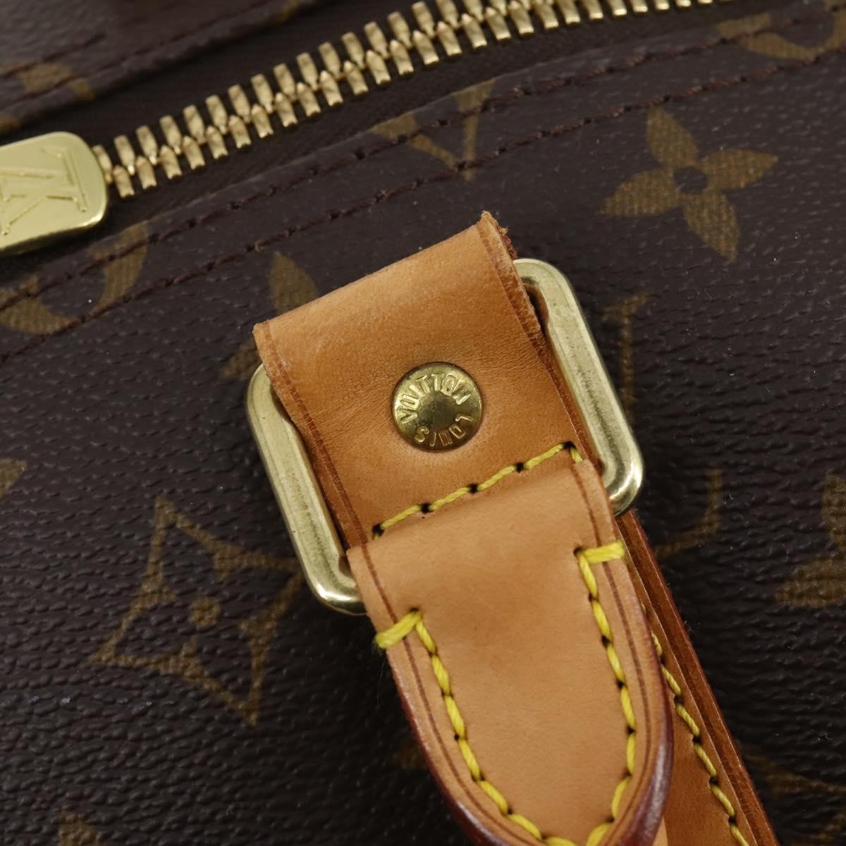 Louis Vuitton Keepall Bag Monogram Canvas, BROWN, CANVAS, Travel bag