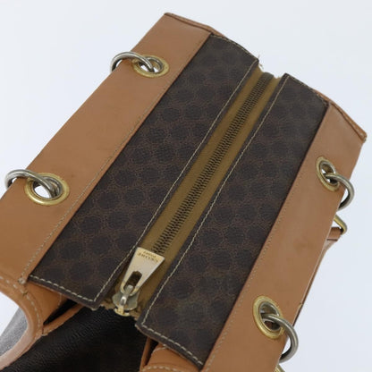 Celine Vintage Macadam Tote bag Canvas, BROWN, CANVAS, Tote bag