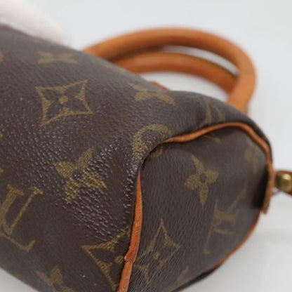 Louis Vuitton Speedy Mini HL Handbag Monogram Canvas, BROWN, CANVAS, Handbag