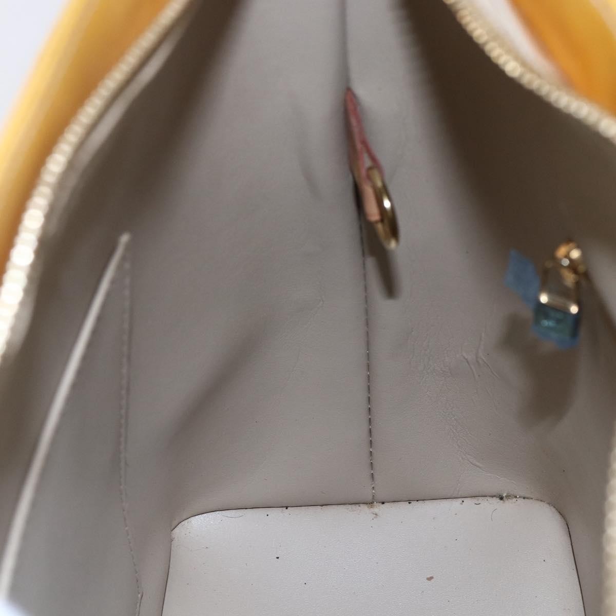 Louis Vuitton Houston Handbag Monogram Vernis, BEIGE, PATENT_LEATHER, Handbag