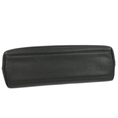 Chanel Vintage CC Lock Tote Leather, BLACK, LEATHER, Tote bag