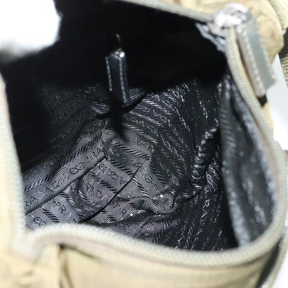 Prada Buckle Messenger Bag Tessuto, KHAKI, NYLON, Shoulder bag