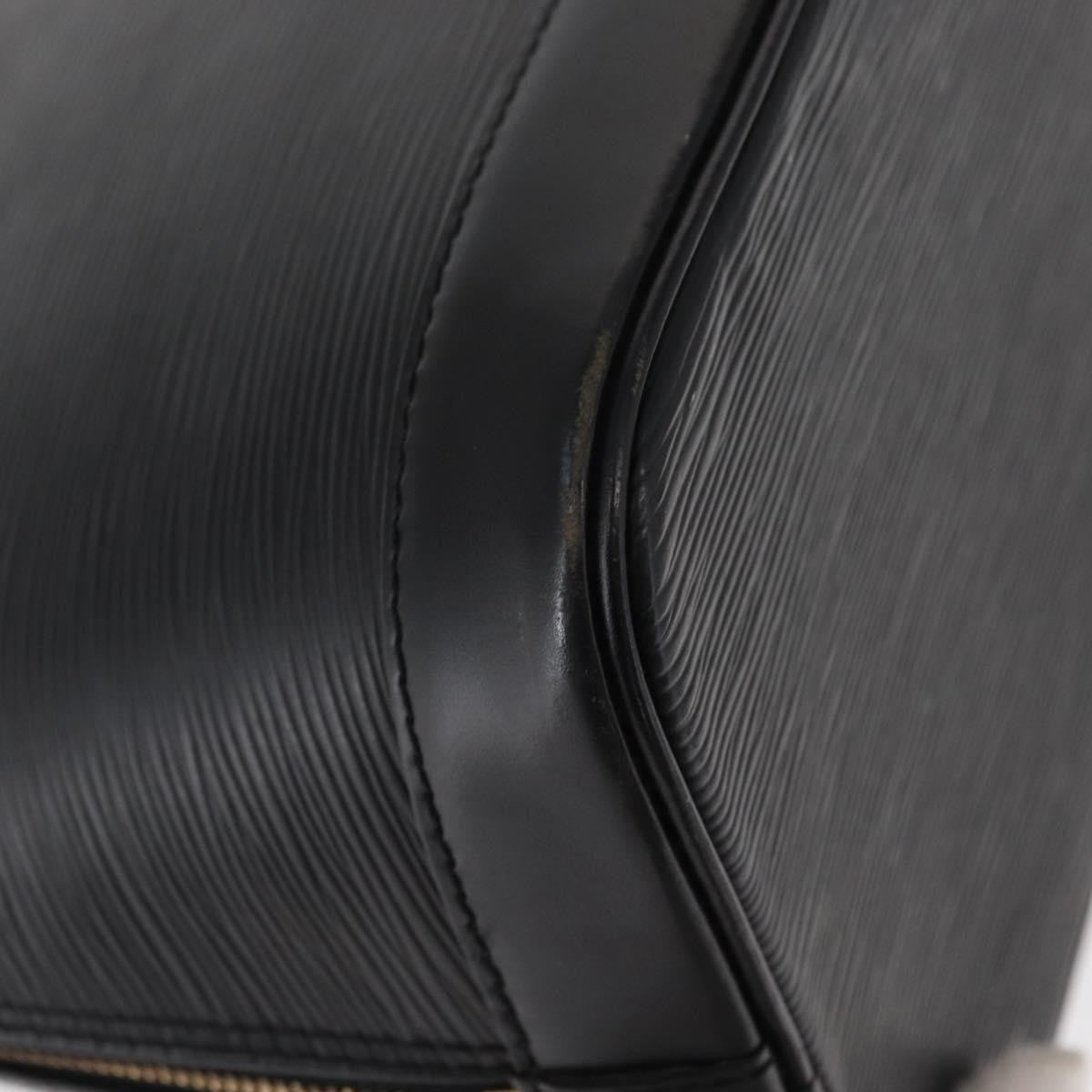 Louis Vuitton Alma Handbag Epi Leather, BLACK, LEATHER, Handbag