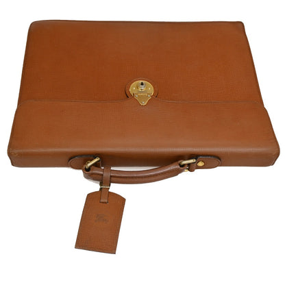 Burberry DK88 Briefcase Bag Leather, BROWN, LEATHER, Briefcase