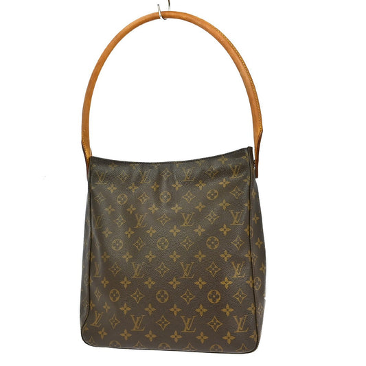 Louis Vuitton Looping Handbag Monogram Canvas, BROWN, CANVAS, Shoulder bag