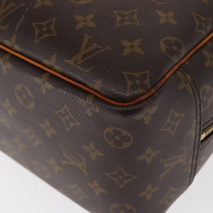Louis Vuitton Deauville Handbag Monogram Canvas, BROWN, CANVAS, Handbag