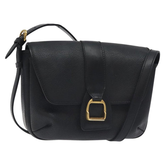 Gucci Vintage Shoulder Bag Leather, BLACK, LEATHER, Shoulder bag