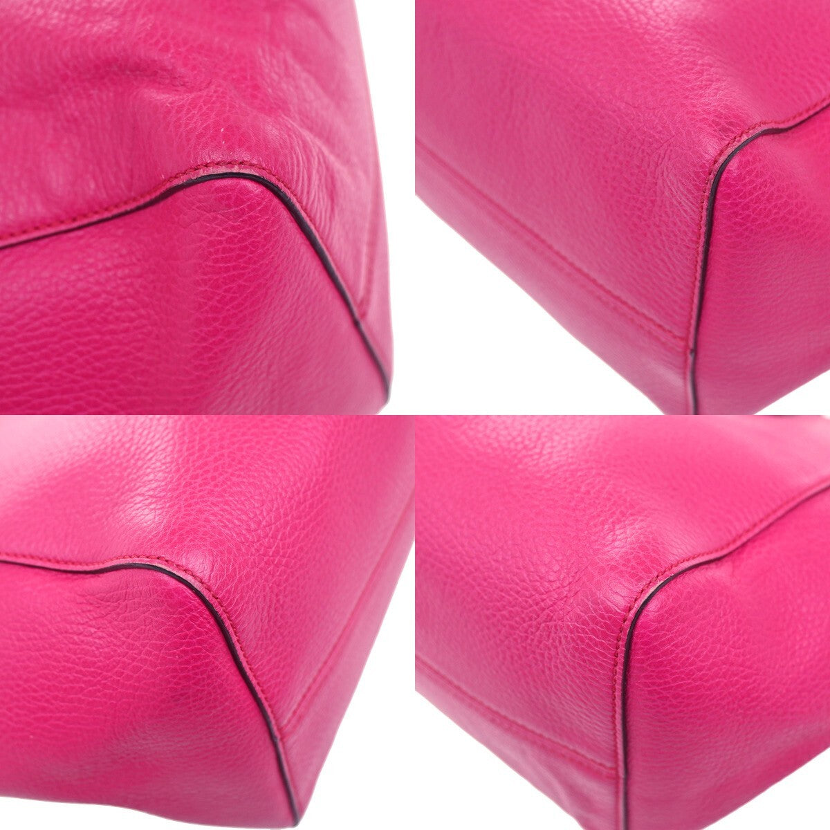 Gucci Swing Tote Leather, PINK, LEATHER, Tote bag