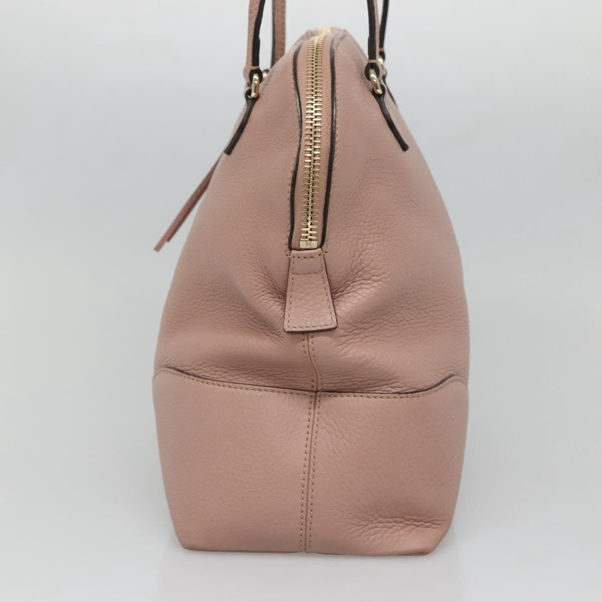Gucci Bree Dome Tote Leather, PINK, LEATHER, Shoulder bag