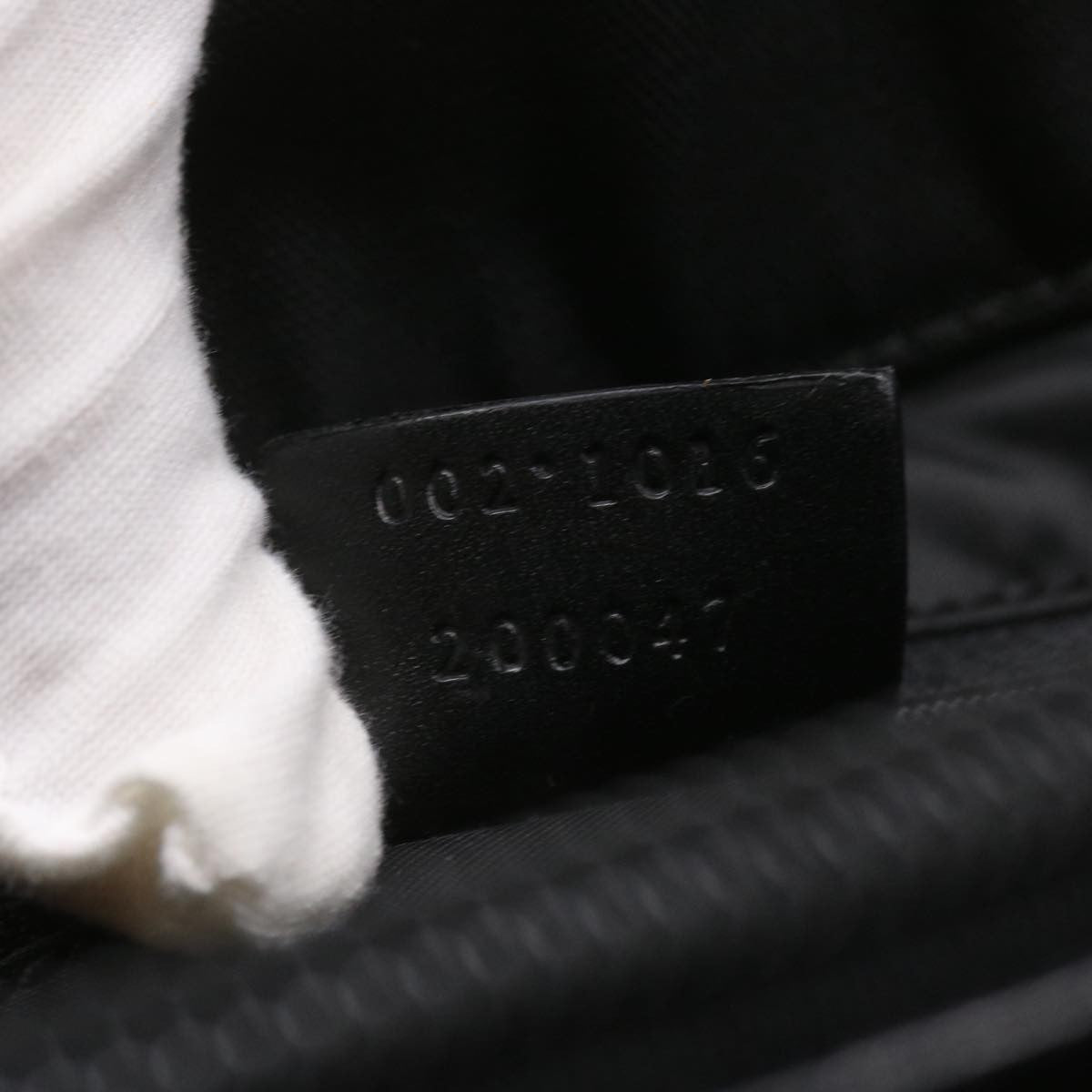 Gucci Bamboo Shopper Tote Canvas, BLACK, CANVAS, Tote bag