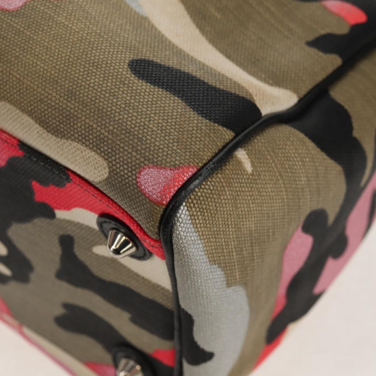 Christian Dior Polochon Satchel Limited Edition Anselm Reyle Camouflage Canvas, MULTICOLOUR, CANVAS, Travel bag