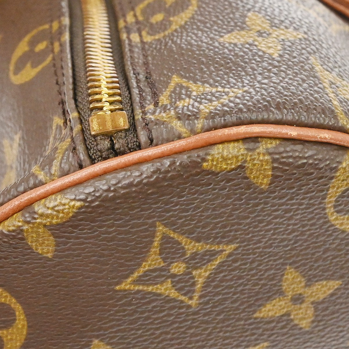 Louis Vuitton Papillon Handbag Monogram Canvas, Brown, Canvas, Handbag