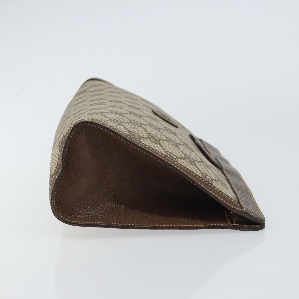 Gucci GG Supreme Clutch bag PVC, BEIGE, PVC, Clutche & pouche